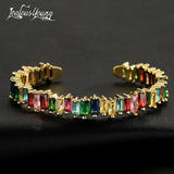 Multicolor CZ Bracelet Bangle for Women