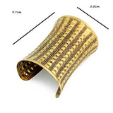 Boho Vintage Silver Plated Hand Cuff Bracelet B107