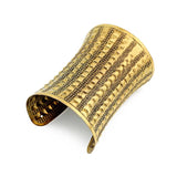 Boho Vintage Silver Plated Hand Cuff Bracelet B107