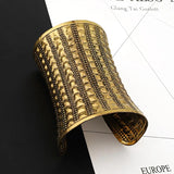 Boho Vintage Silver Plated Hand Cuff Bracelet B107
