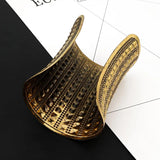 Boho Vintage Silver Plated Hand Cuff Bracelet B107