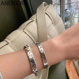Vintage Open Bracelet Star Smiling Face Cuff Bangles Jewelry