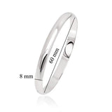 Smooth Bracelet Bangle 585 Rose Jewelry Classic Style No Skin Allergy