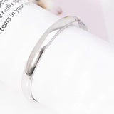 Smooth Bracelet Bangle 585 Rose Jewelry Classic Style No Skin Allergy
