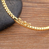 Crystal Zircon Water Drop Bangles