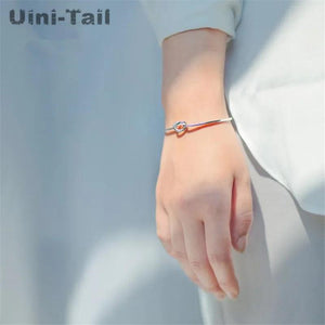 Tibetan Silver Heart Knot Bracelet
