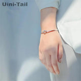 Tibetan Silver Heart Knot Bracelet