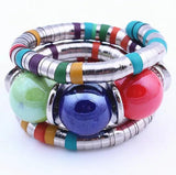 Resin Snake Bracelets for Women - Adjustable Bangles Jewelry