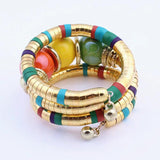 Resin Snake Bracelets for Women - Adjustable Bangles Jewelry