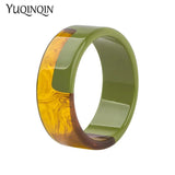 Resin Cuff Bracelets Bangles Colorful Acrylic Big Charm Party Jewelry