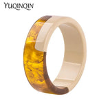 Resin Cuff Bracelets Bangles Colorful Acrylic Big Charm Party Jewelry