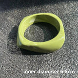 Vintage Punk Colorful Resin Bracelet for Women