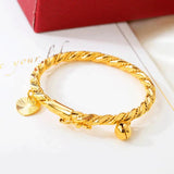 Baby Girl Boy Bells Pendant Bangles Anklet Jewelry
