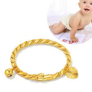 Baby Girl Boy Bells Pendant Bangles Anklet Jewelry