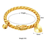 Baby Girl Boy Bells Pendant Bangles Anklet Jewelry