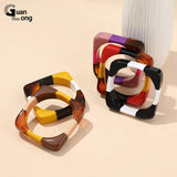 Colorful Resin Bangles Indian Jewellery Bangle With Charms