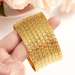 4pcs Ethiopian African Dubai Bracelet Party wedding Jewelry Bangles For Women
