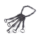 Steam Punk Bracelet Gothic Hand Skull Skeleton Bone Finger