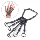 Steam Punk Bracelet Gothic Hand Skull Skeleton Bone Finger
