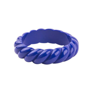 Colorful Resin Cuff Bracelet for Women Vintage Geometric Charm Bangle