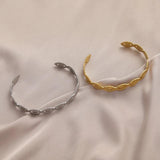 Vintage Evil Eye Bangles for Women - Open Adjustable Bracelet