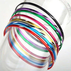 30pcs Mixed Loop Bracelet Chromatic Aluminum Charm Cuff Bracelet for Kids