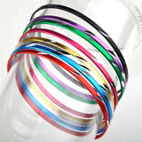 30pcs Mixed Loop Bracelet Chromatic Aluminum Charm Cuff Bracelet for Kids