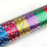30pcs Mixed Loop Bracelet Chromatic Aluminum Charm Cuff Bracelet for Kids
