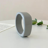 Acrylic Resin Wide Cuff Bracelet for Women Geometric Charm Bangles