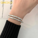 Silver Arrival Hip-Hop Punk Geometric Bracelet