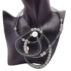 Pearl Charm Bracelet for Women Bohemia Bangles Birthday Gift