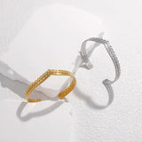 316L Stainless Steel Crown Cuff Bracelet For Women Girl