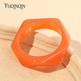 Colorful Geometric Indian Cuff Bangles for Women