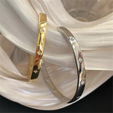 Silver Star Cuff Bangle with Zirconia Charm