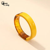 Vintage Resin Indian Bangles Acrylic Charms Bracelets