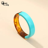 Vintage Resin Indian Bangles Acrylic Charms Bracelets