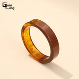 Vintage Resin Indian Bangles Acrylic Charms Bracelets