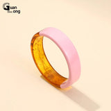 Vintage Resin Indian Bangles Acrylic Charms Bracelets