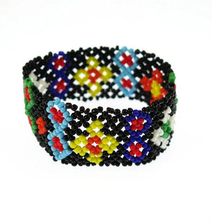 Bead Bracelet Hippy Friendship Roll Crochet Woven Seed Beads Pattern Bracelet