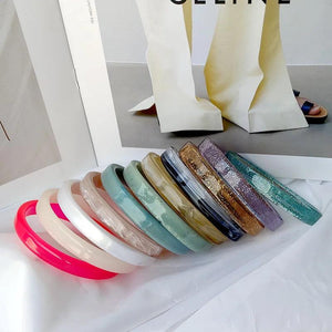 Japanese Acrylic Resin Bangles 11 Colors Glitter Party Bracelet Wrist Jewelry
