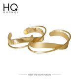 Geometric Cross Cuff Bracelets for Women Matte Adjustable