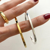 Minimalist Stamp Bracelet for Women Couples Geometric Jewelry