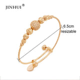 Adjustable Bangles with Rhinestones for Women