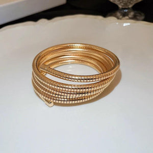 Multi-layer Elastic Bracelet Bangle Necklace Set