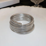 Multi-layer Elastic Bracelet Bangle Necklace Set