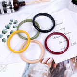 Colorful Femmer Resin Acrylic Bangles Bracelet For Women Girl