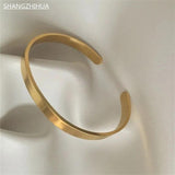 European/American Stainless Steel Cuff Bracelets