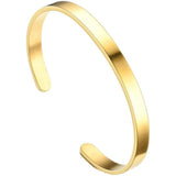 European/American Stainless Steel Cuff Bracelets