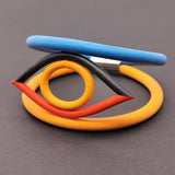 Multicolor Charm Bracelets Demon Eye Bangles Rubber Gothic Gift