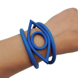 Multicolor Charm Bracelets Demon Eye Bangles Rubber Gothic Gift